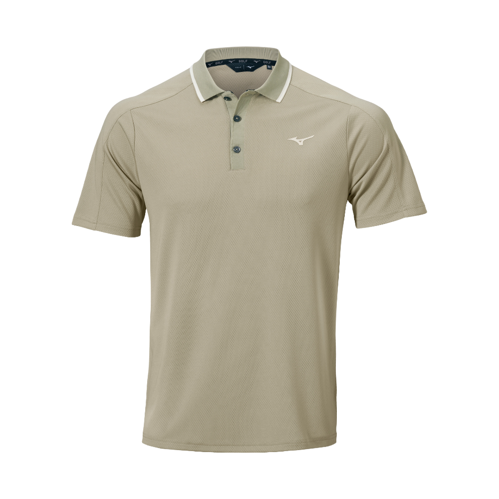 Mizuno Showdown Knitted Short Sleeve Polo Elm Homme TailleS